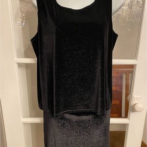 Vintage Studio black top and skirt size medium skirt and XL top NEW with tags